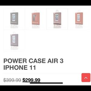 Power Case-Air3 Rose Gold for iphone11. New.